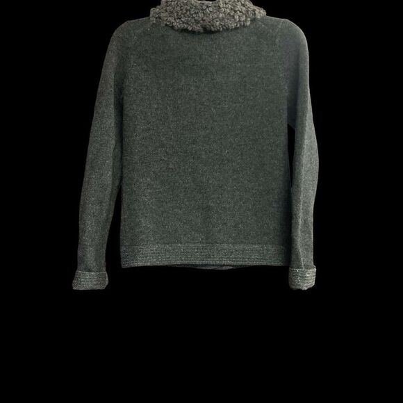 GAP 100% Wool Gray Button Up Sweater Cardigan Shrug Size XS - Picture 3 of 10